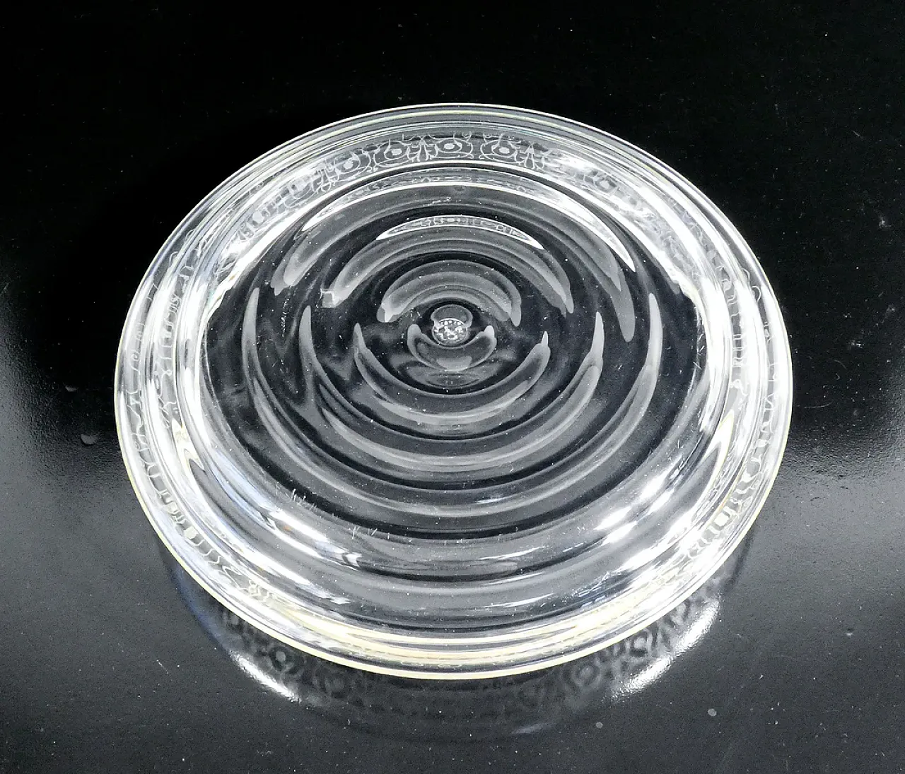 Vaso centrotavola in cristallo e argento, '900 7