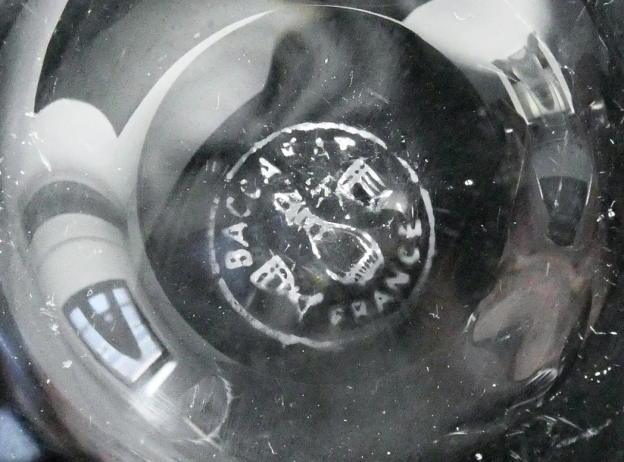 Vaso centrotavola in cristallo e argento, '900 9