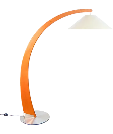 Lampada da terra ad arco Luna di Natuzzi, anni '90