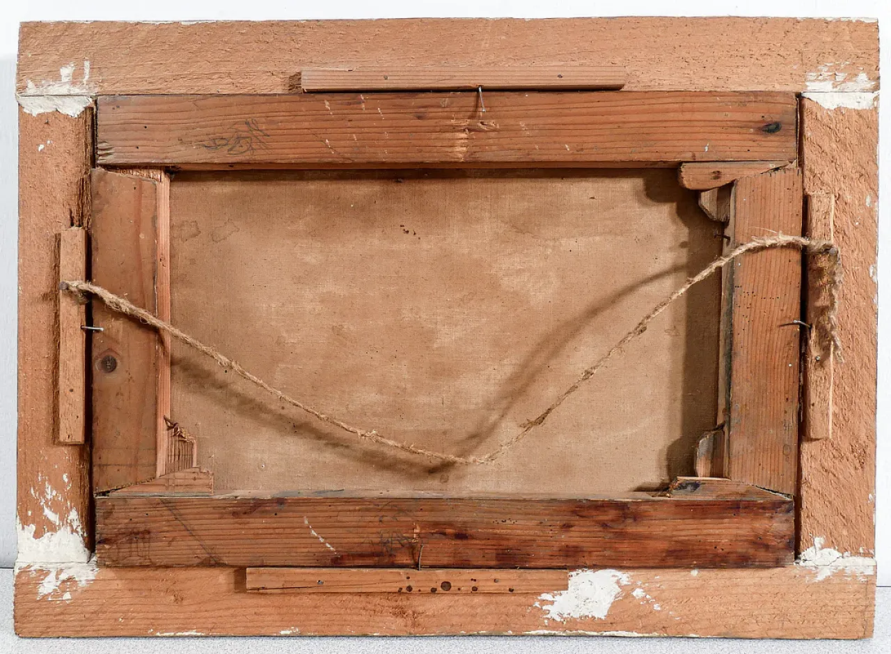 Cavalli e morte di Pasquale Rossi, olio su tela, fine '800 7