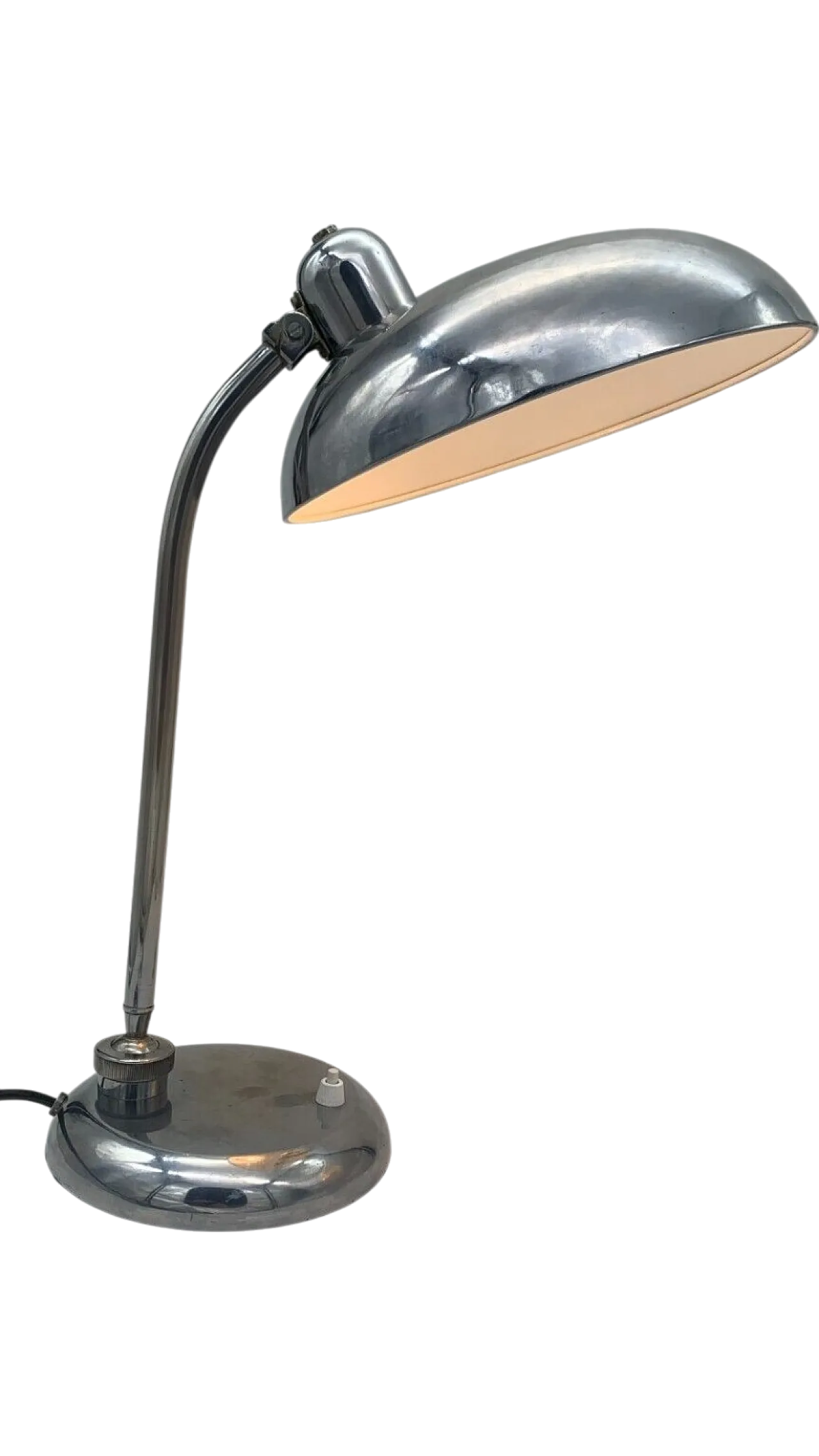 Lampada in vetro da tavolo ministeriale, anni '50 5