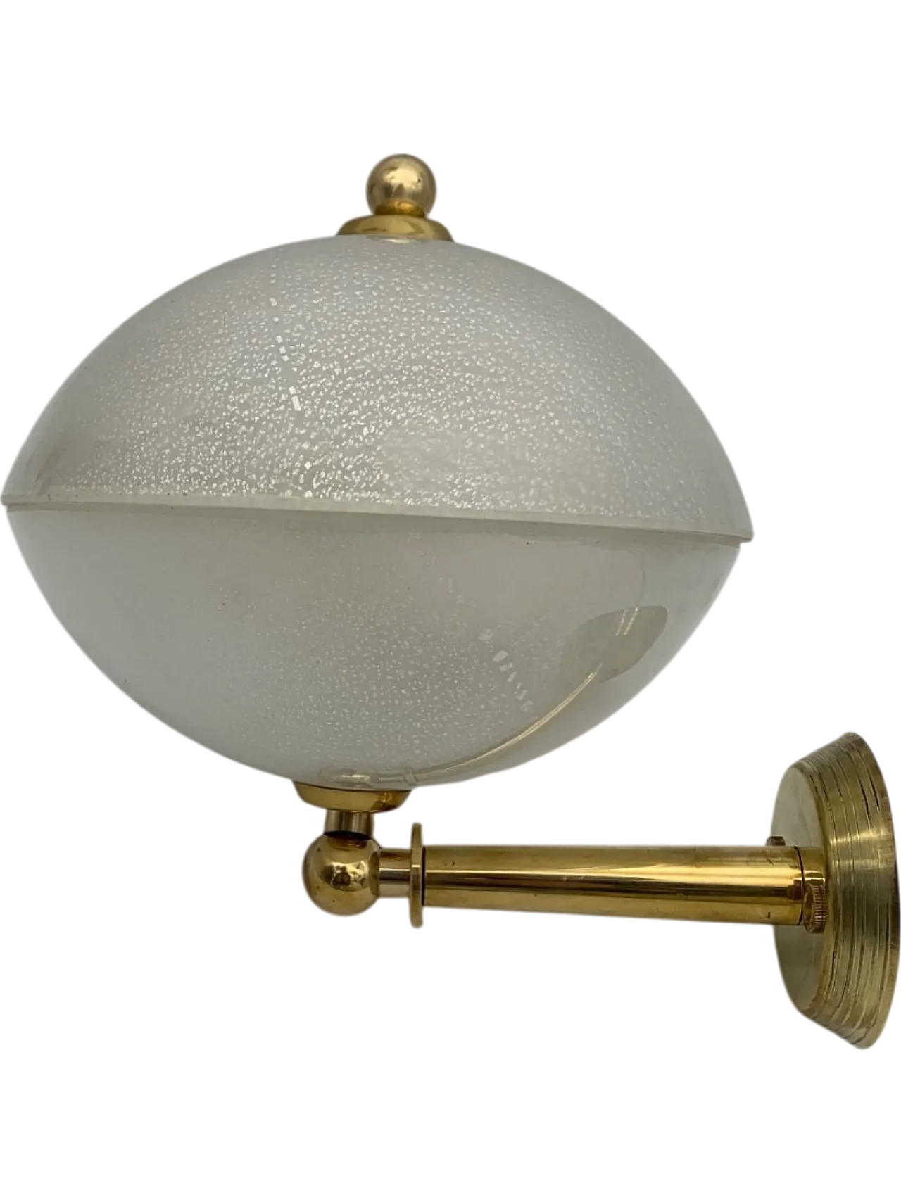 Coppia di applique in vetro soffiato di Murano di Seguso, fine '900 6