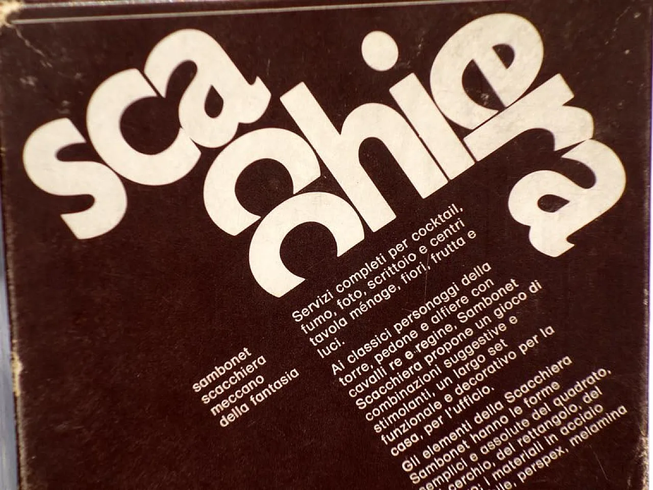 Oil, vinegar, salt and pepper chess set by Roberto Sambonet, 1970s 5