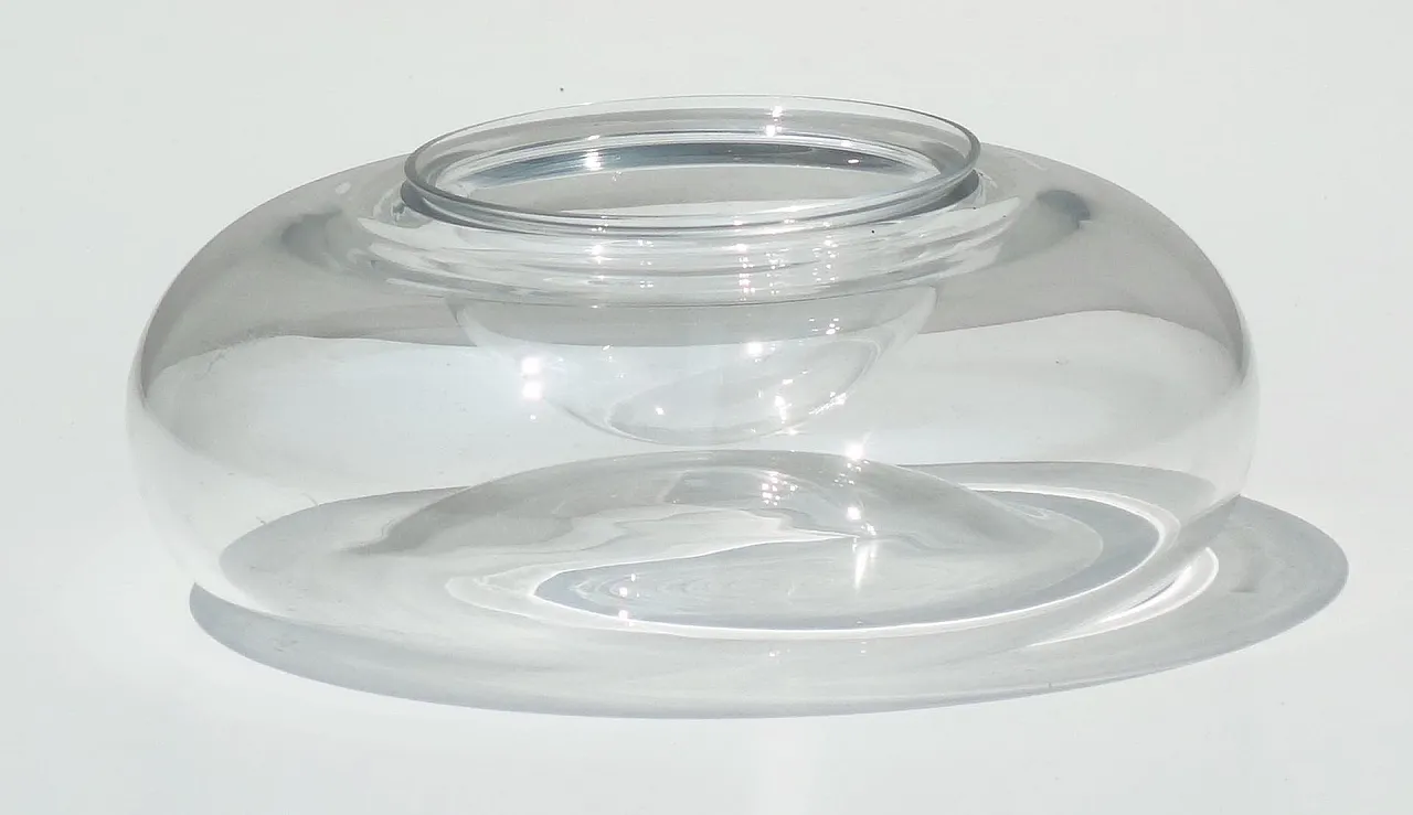 Porta caviale in cristallo di Baccarat, anni '90 1