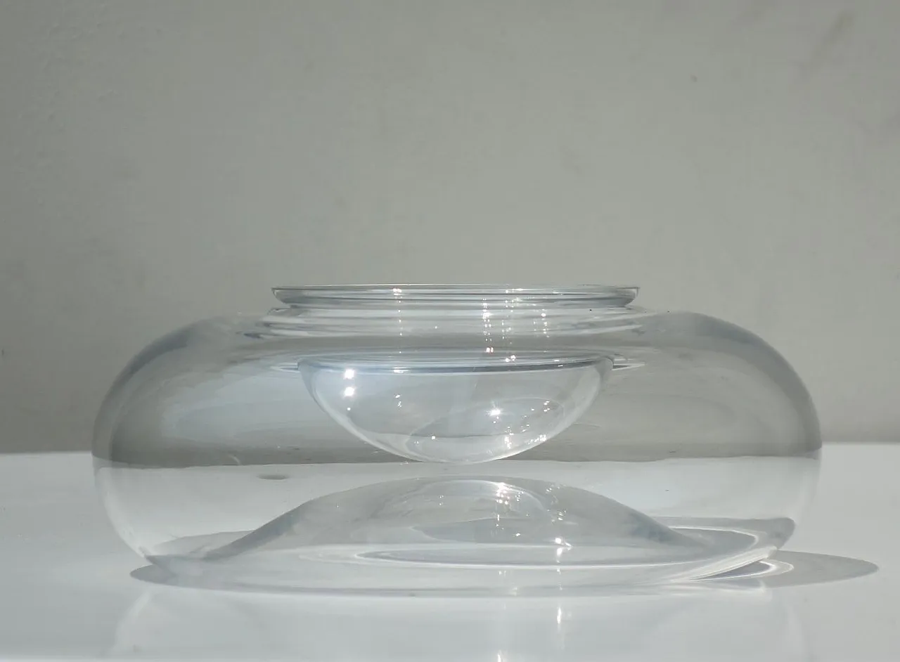 Porta caviale in cristallo di Baccarat, anni '90 2