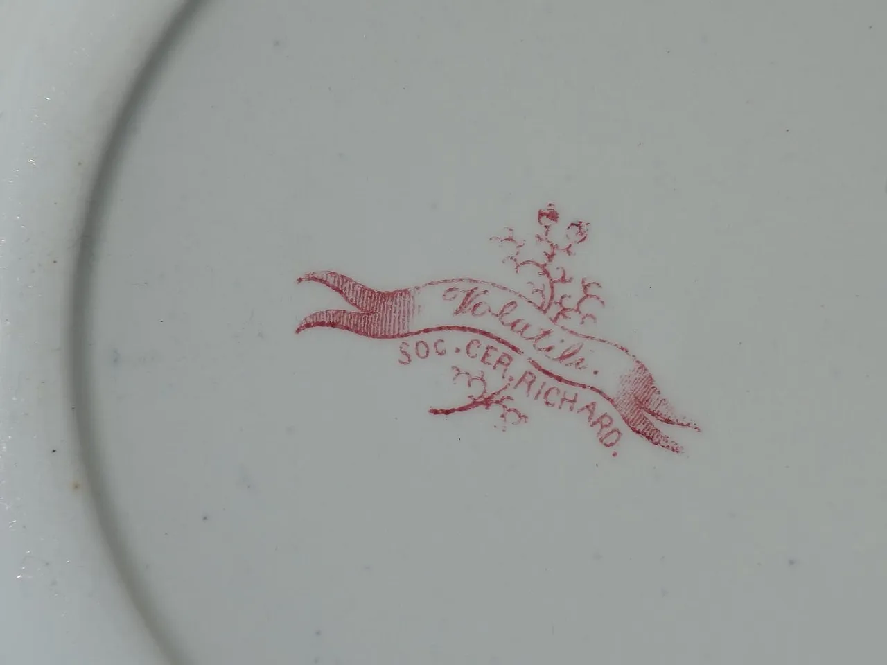 Pair of I Musicanti plates by Richard Ceramics, 1930s 4