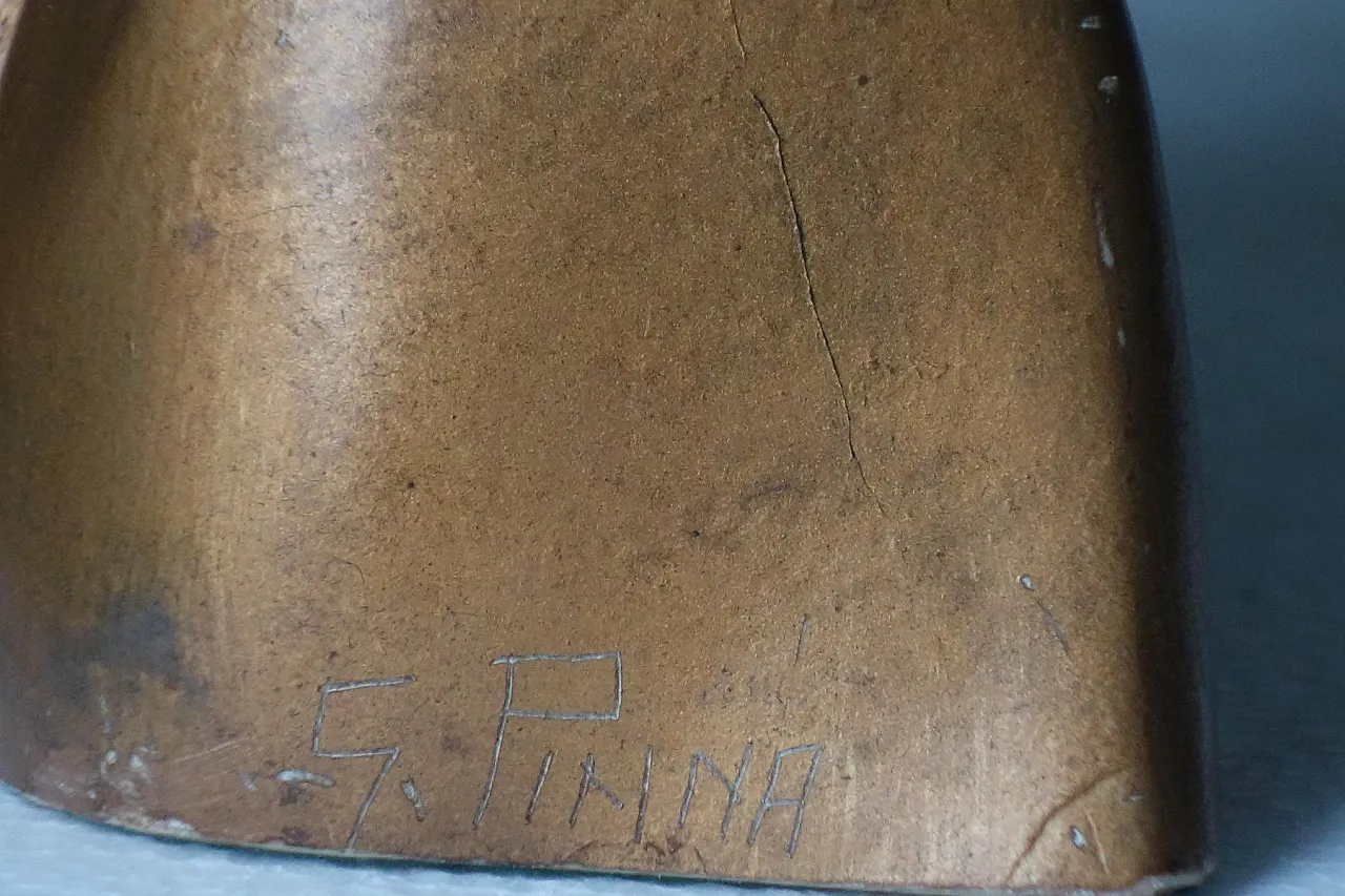 Scultura moderna in oro di Gianni Pinna, anni '70 6