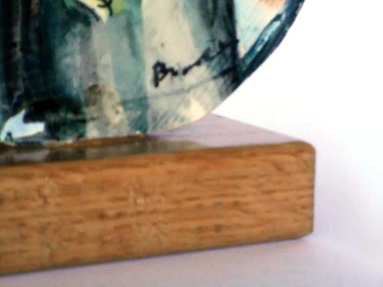 Piatto in ceramica di Remo Brindisi per Rossicone, anni '80 6