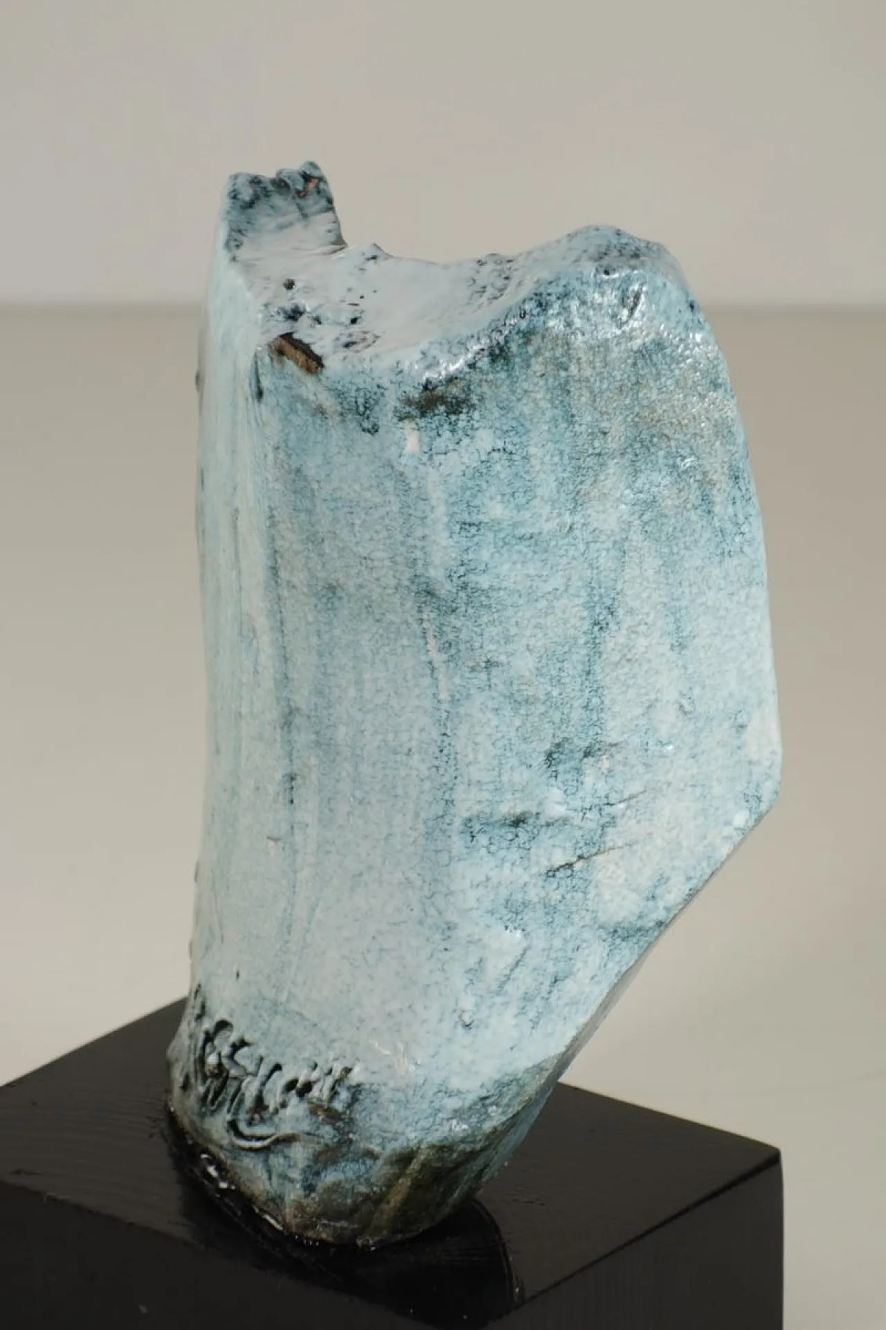 Scultura d'arte astratta in ceramica di Giuseppe Rossicone, anni '70 5
