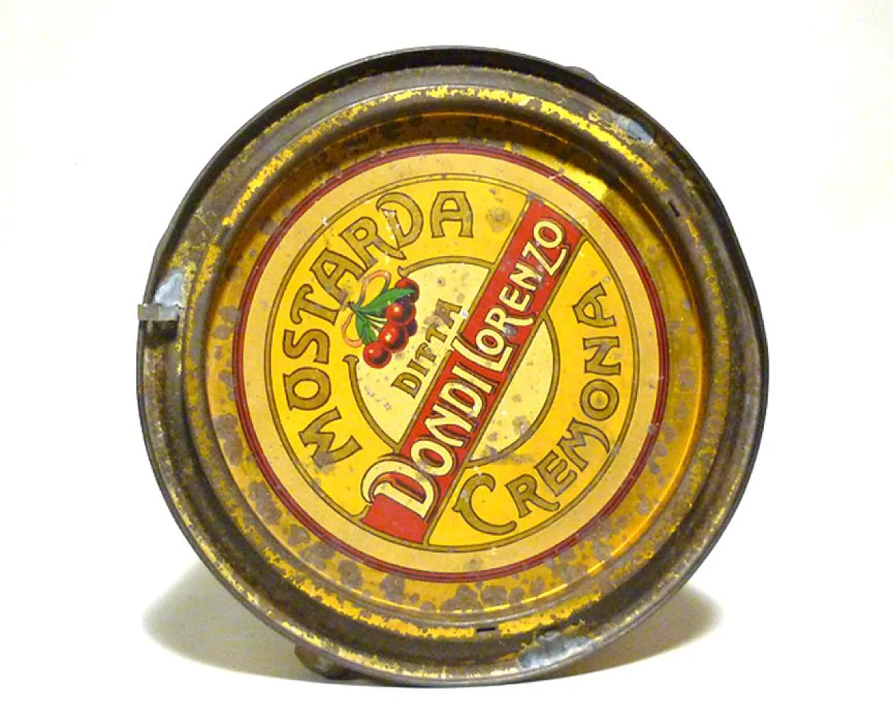 Scatola di senape in latta di Dondi Lorenzo, anni '30 4