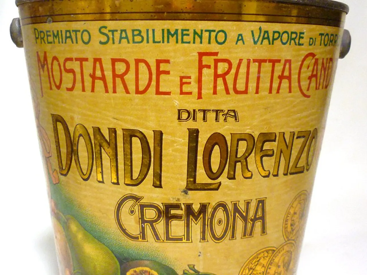 Scatola di senape in latta di Dondi Lorenzo, anni '30 11