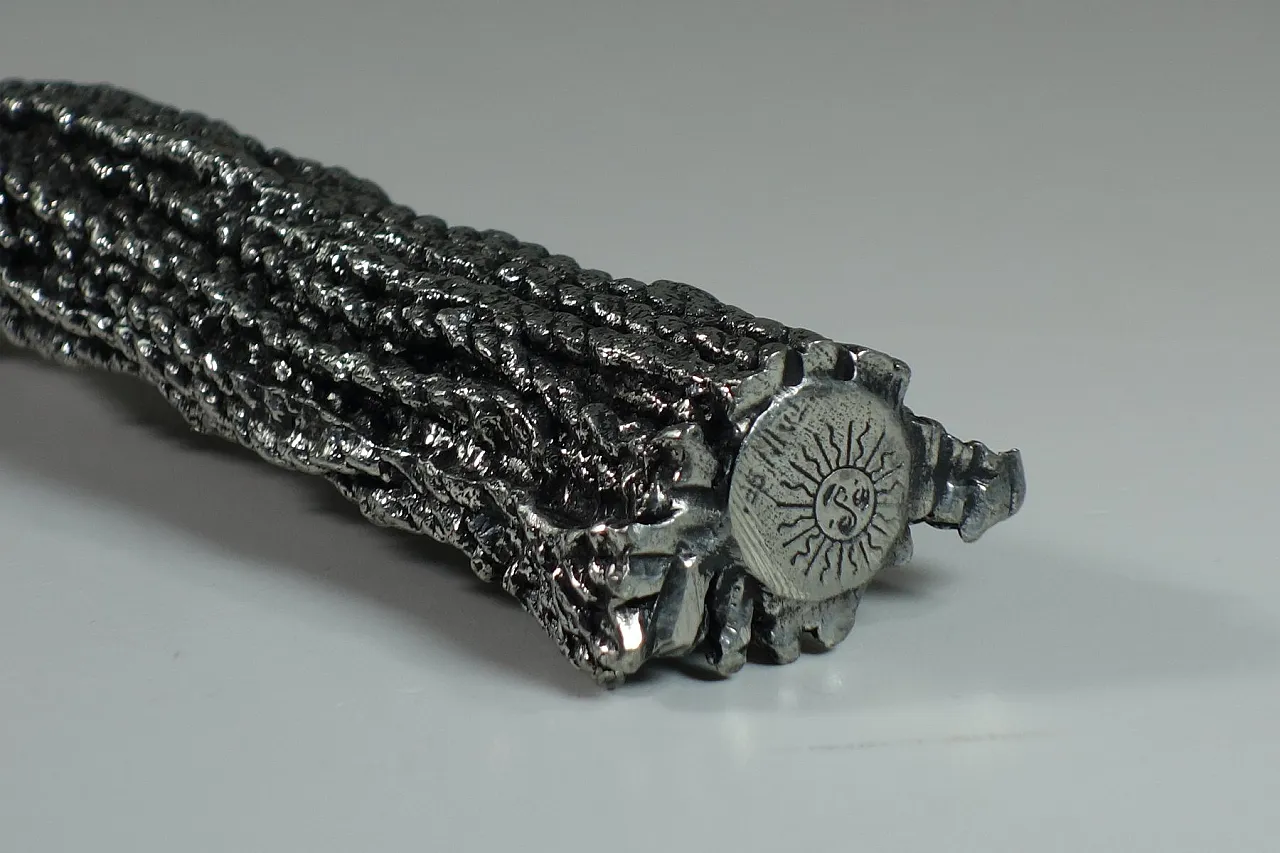 Cucchiaio da portata in metallo di Piero Figura per Atena, anni '80 9