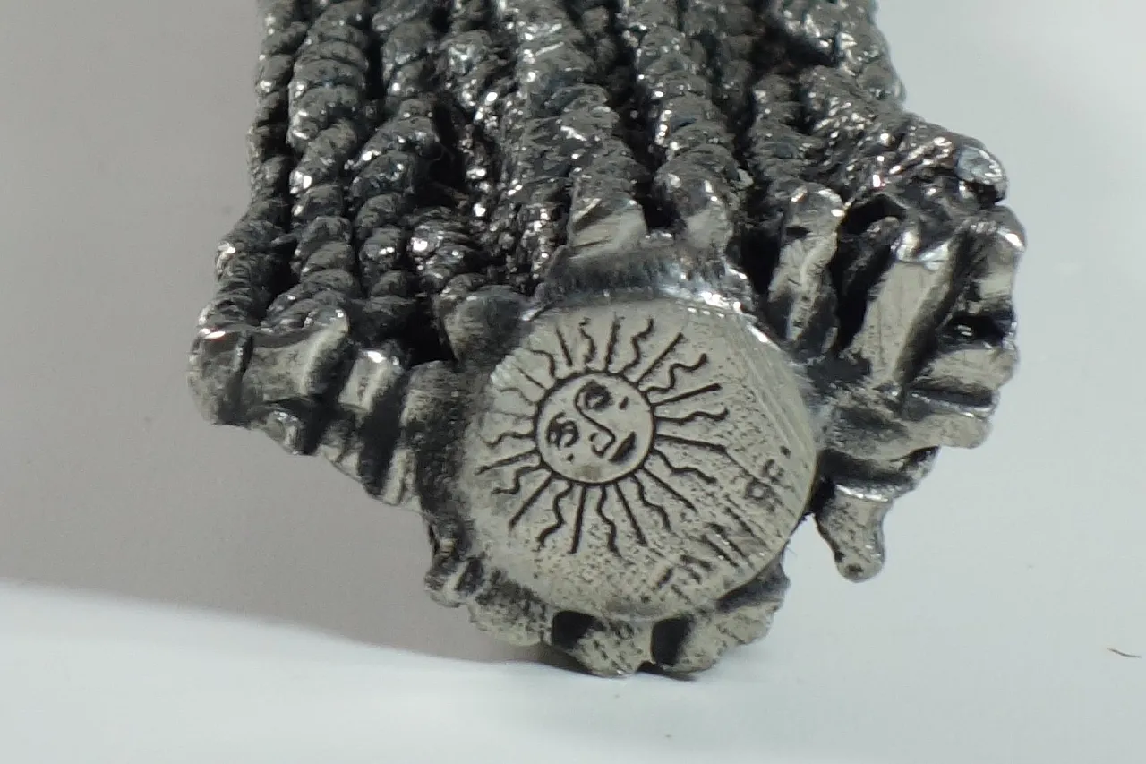 Cucchiaio da portata in metallo di Piero Figura per Atena, anni '80 10