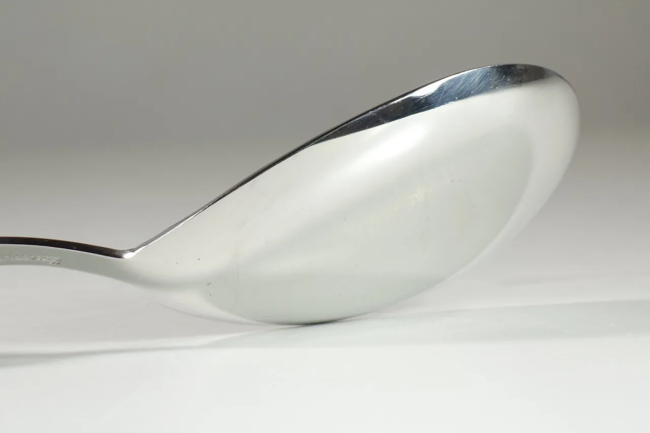 Cucchiaio da portata in metallo di Piero Figura per Atena, anni '80 12