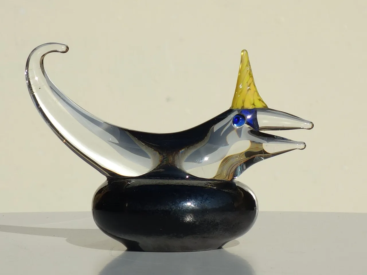 Scultura Dodo Bird in vetro di Novosad & Syn, anni '80 3