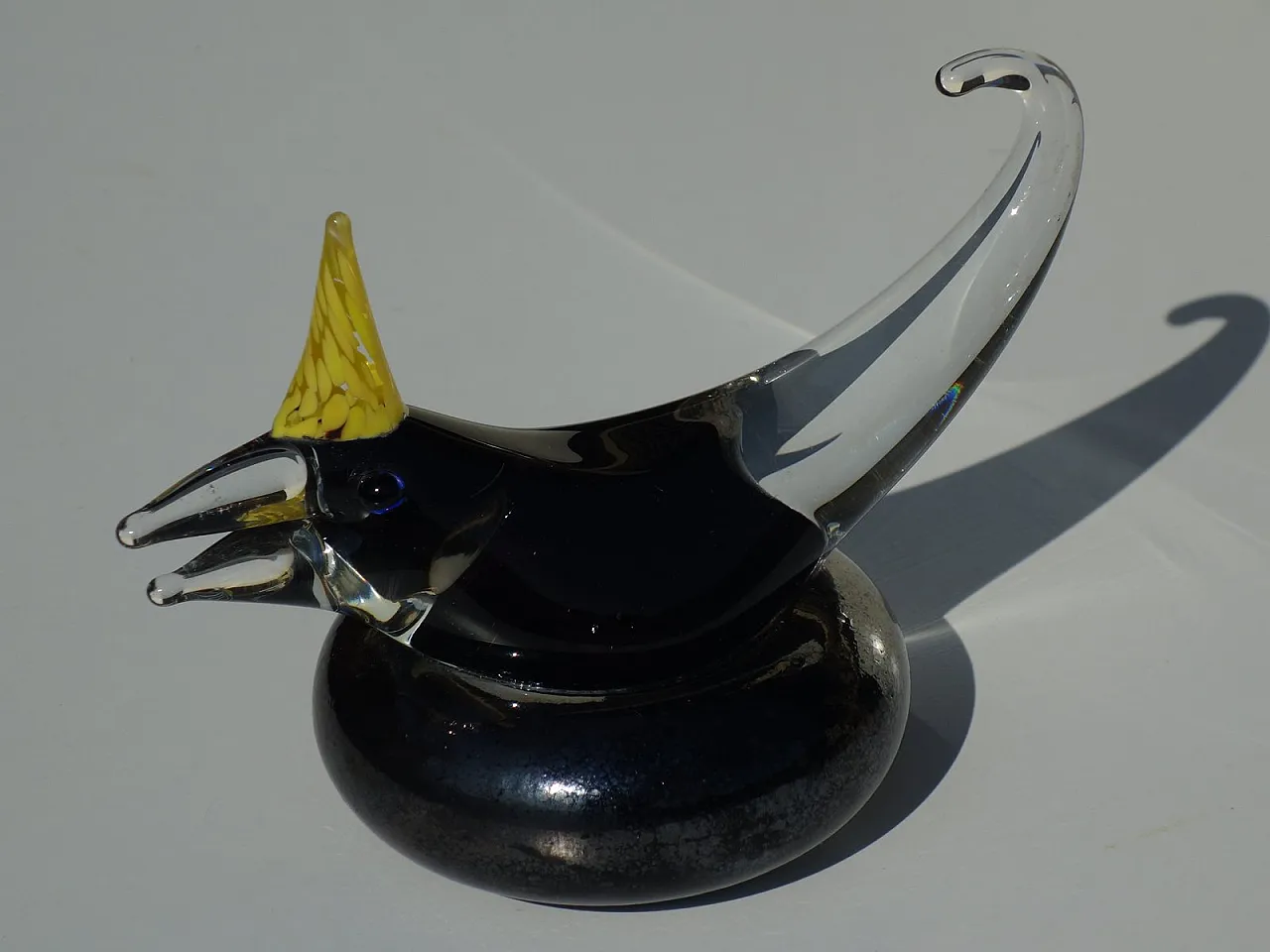 Scultura Dodo Bird in vetro di Novosad & Syn, anni '80 4