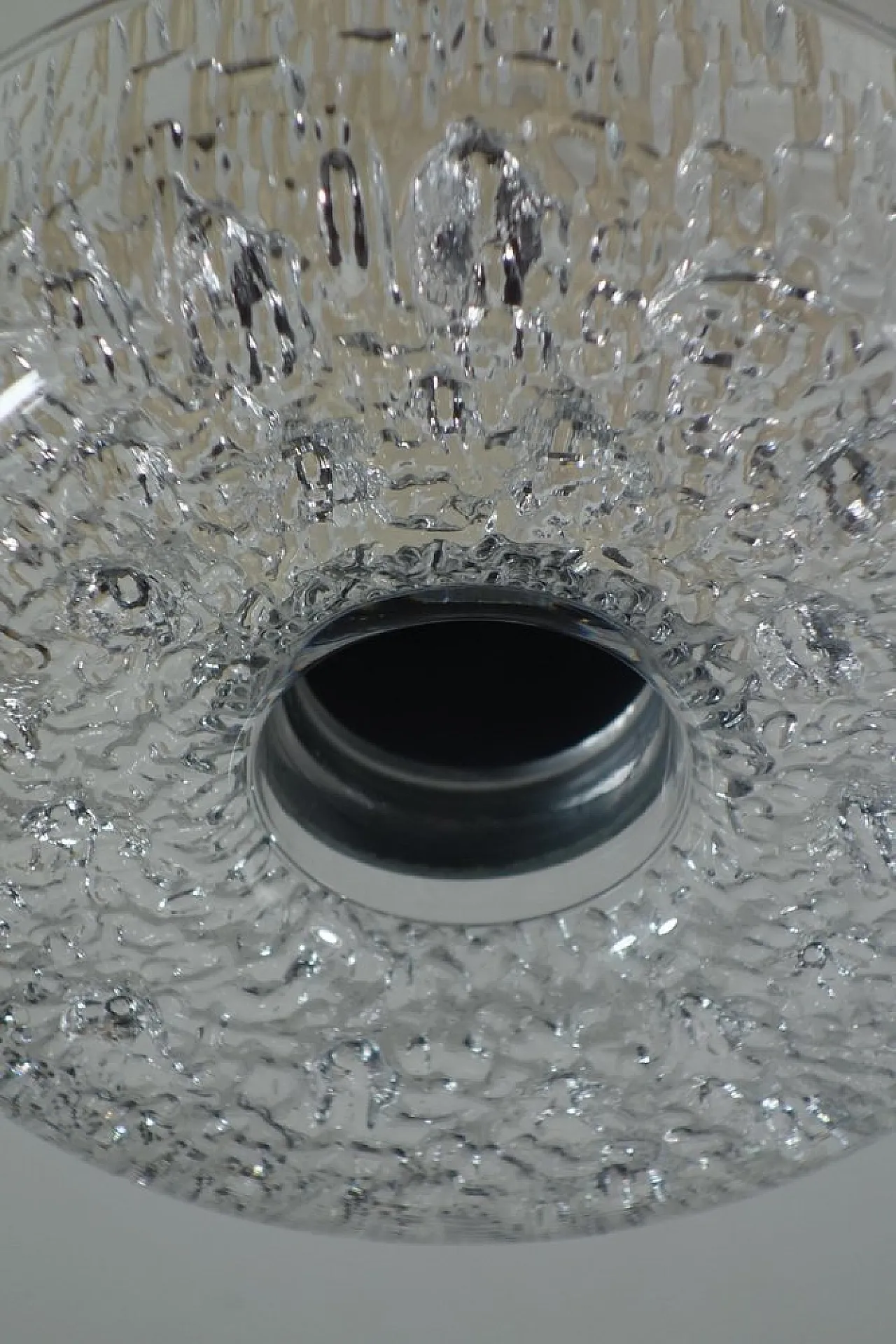 Vaso Space Age in cristallo argentato di Kristall Krisla, anni '60 6