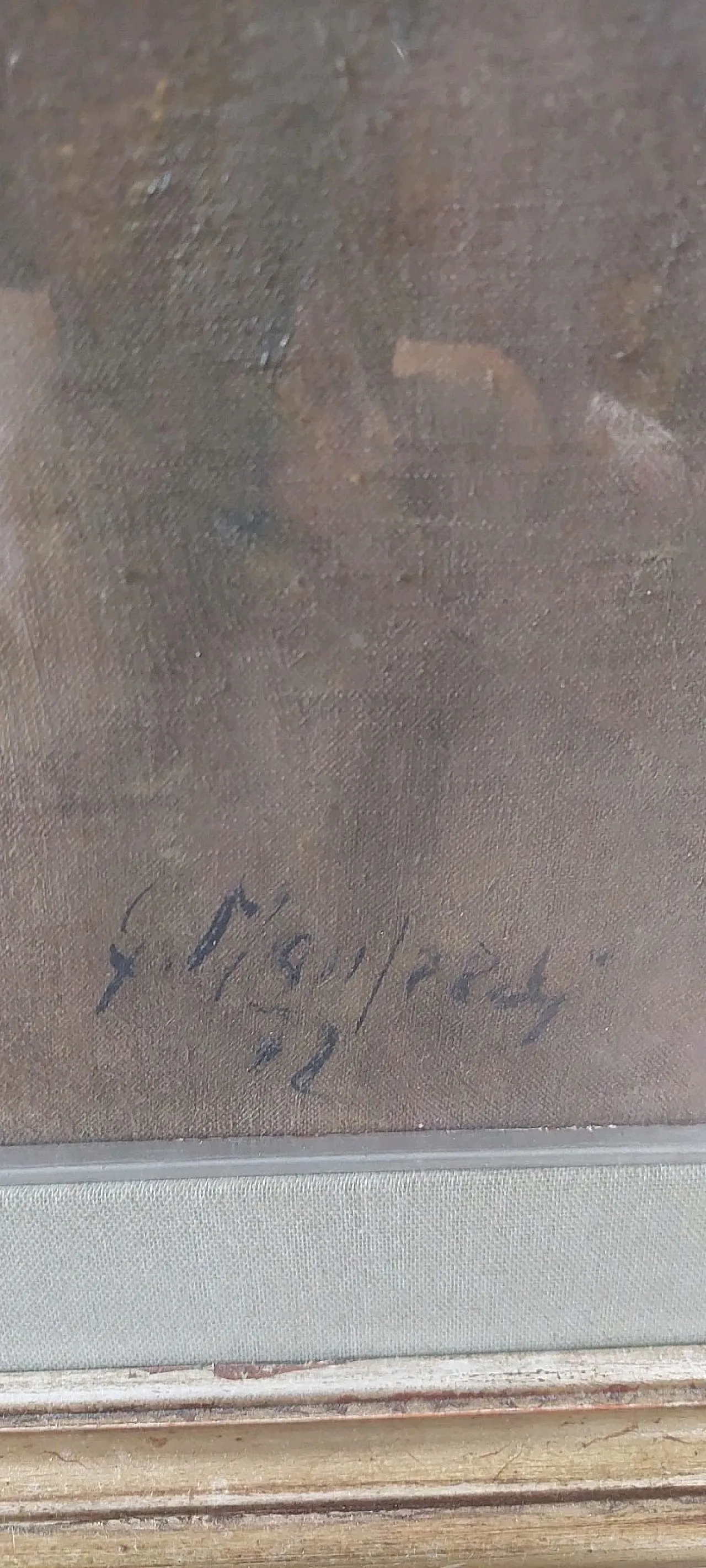 Still Life by Giuseppe Manfredi, oil on cardboard, 20th century 7