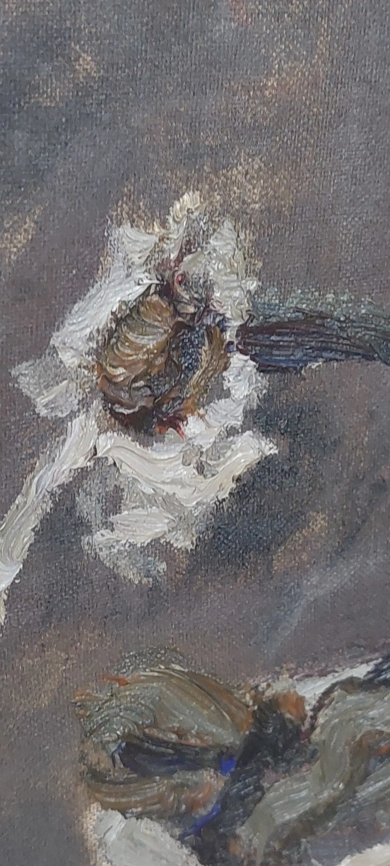 Brocche con fiori di Giuseppe Manfredi, olio su cartone, '900 5