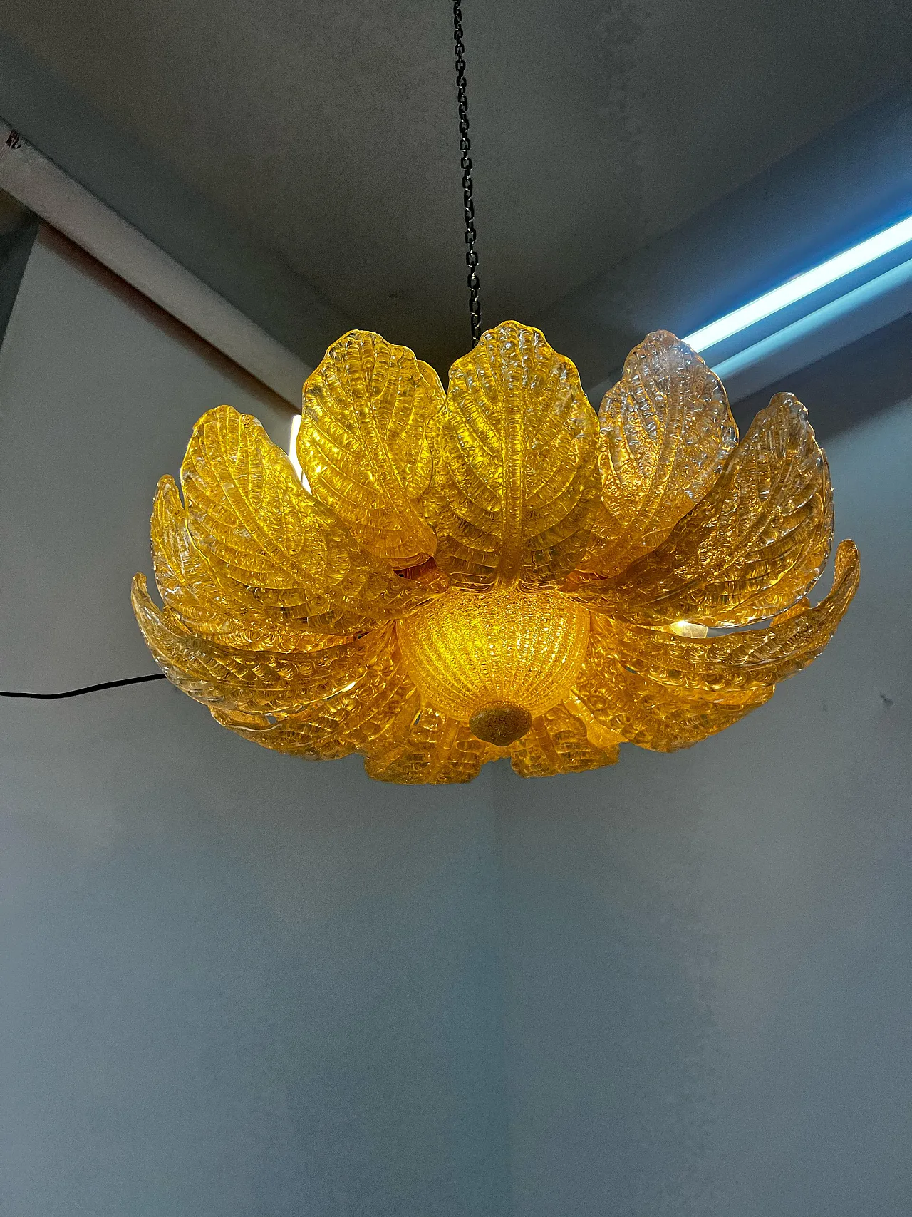 Barovier & Toso ceiling light, 70s 2