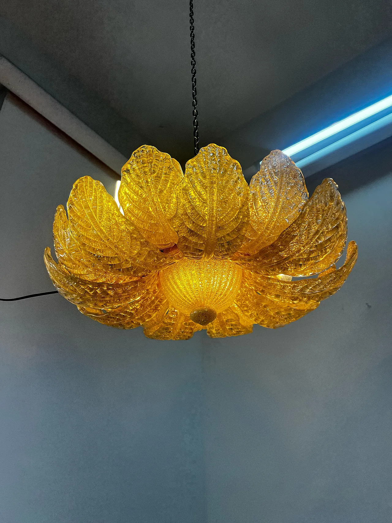 Barovier & Toso ceiling light, 70s 4