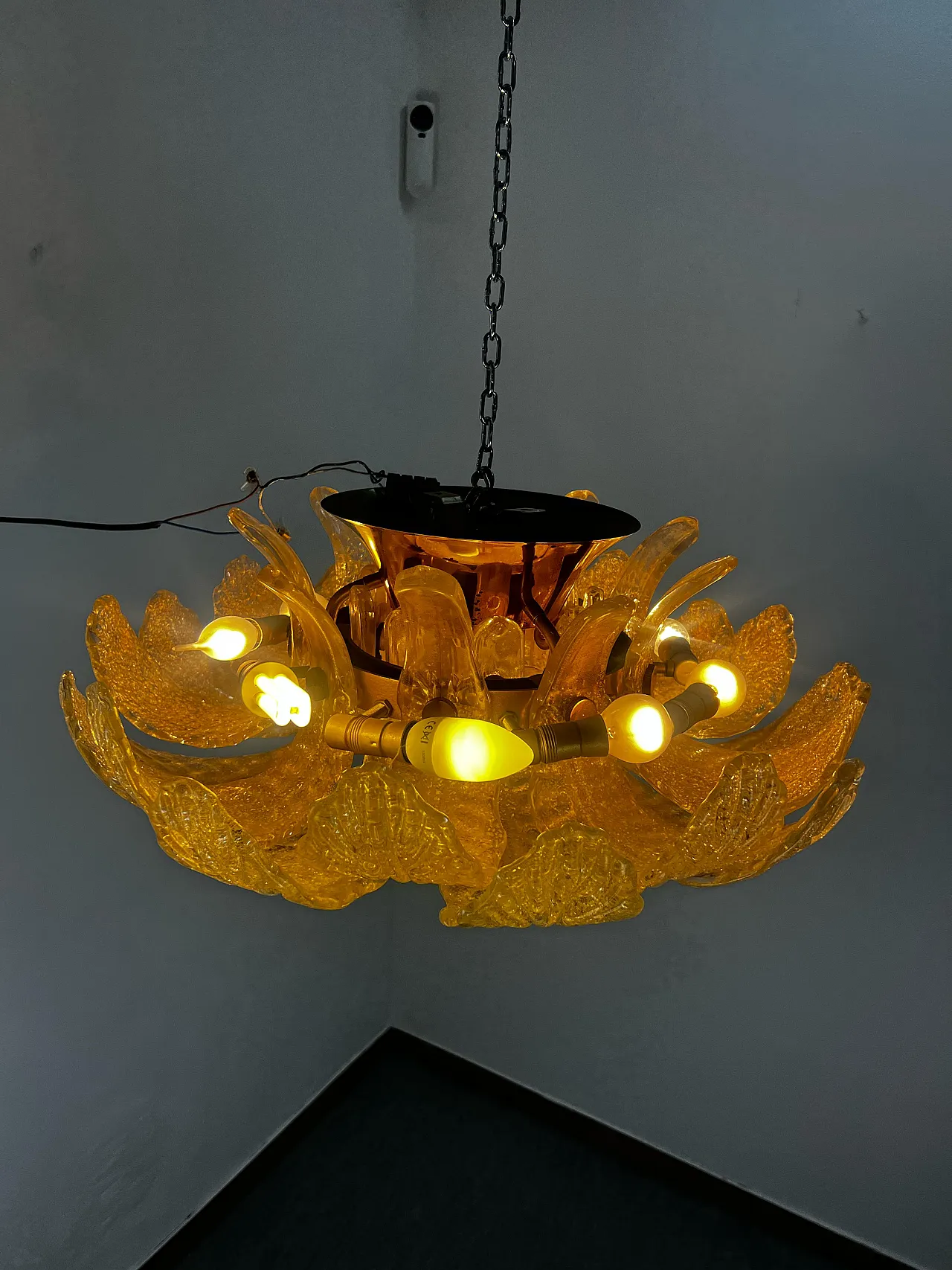 Barovier & Toso ceiling light, 70s 5