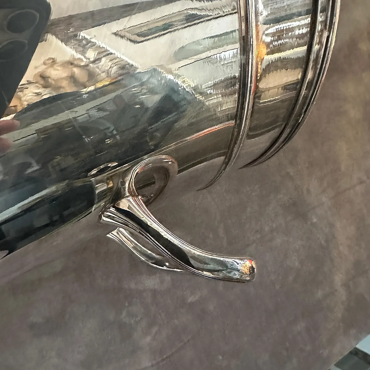 Pair of silver-plated wine coolers, 1970s 9