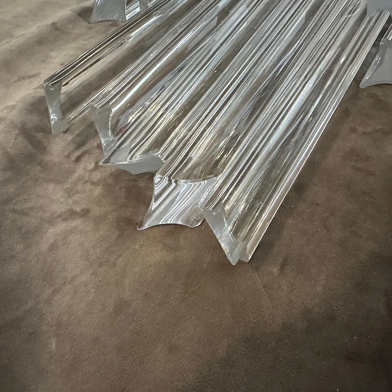 Pair of Murano glass wall sconces by Venini, 1970s 10