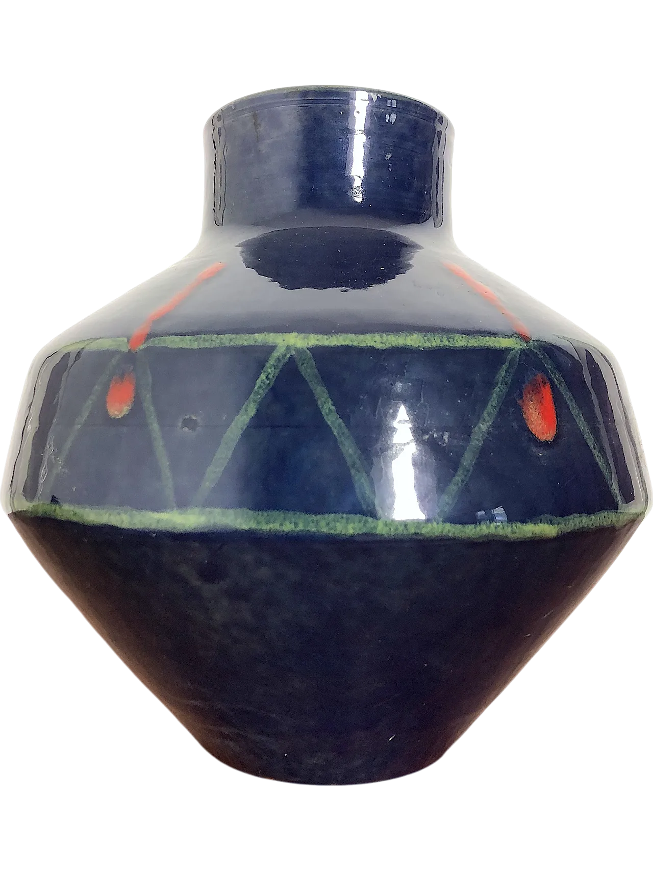 Vaso in ceramica Bassetti Anni 60 Made in Italy 10