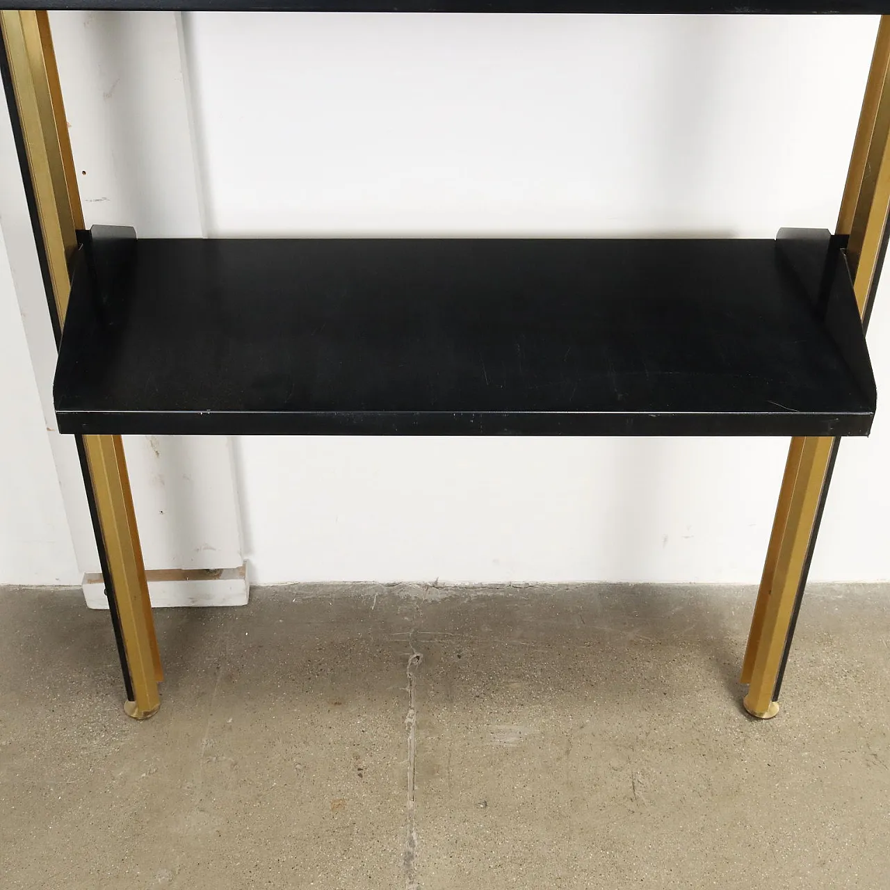 Metal and aluminium bookcase, late 20th century 8