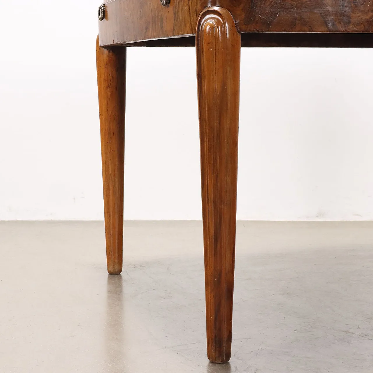 Table in briarwood and glass, early 20th century 8