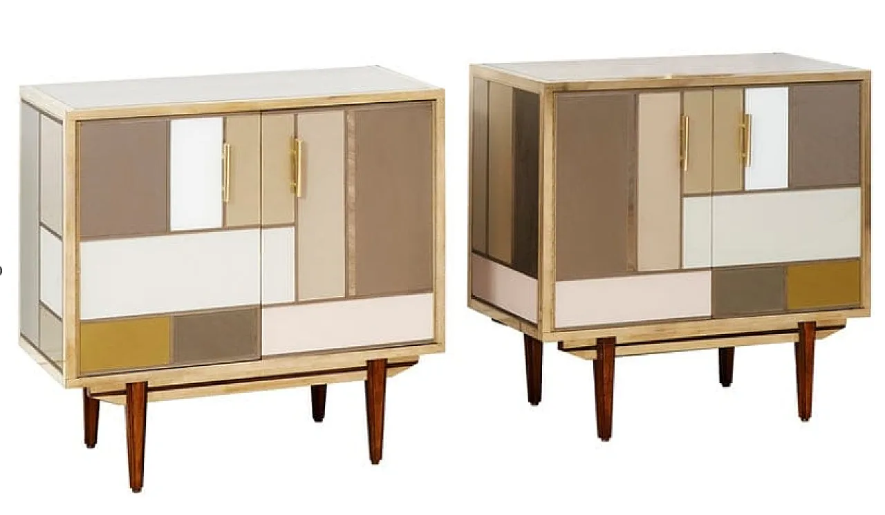 Italian Contemporary Patchwork Cabinet by Lumini, 90s 5