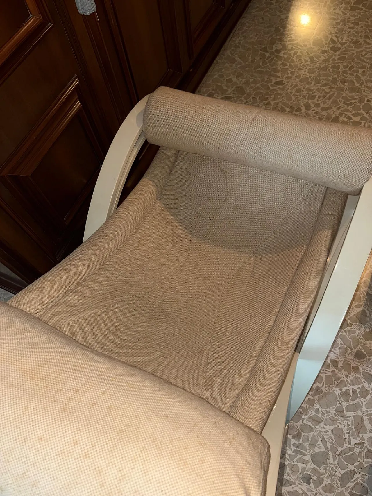 Sgarsul poltrona a dondolo di Gae Aulenti, anni '60 8