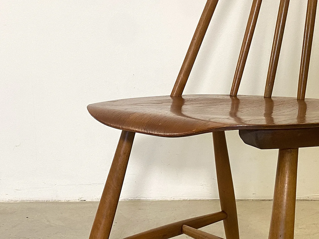 Teak wood chair, 60s 10