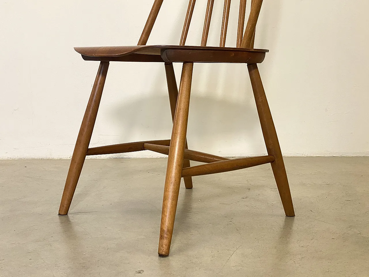 Teak wood chair, 60s 12