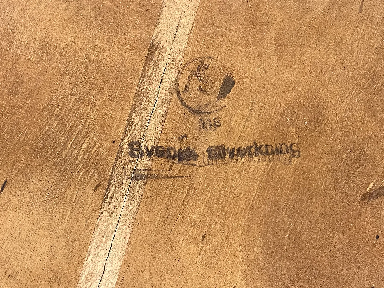 Teak wood chair, 60s 14