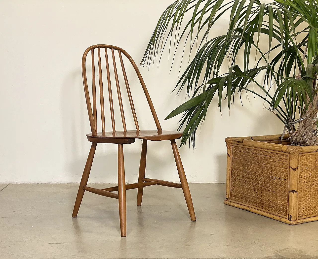 Teak wood chair, 60s 15