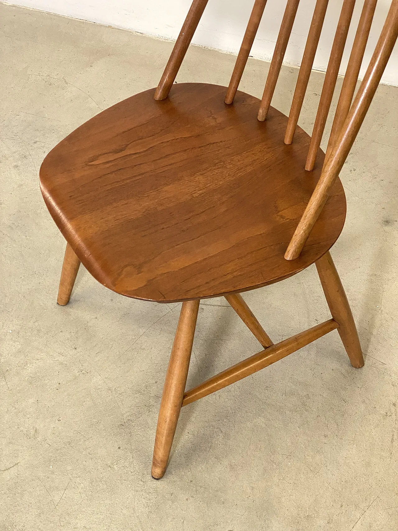 Teak wood chair, 60s 16