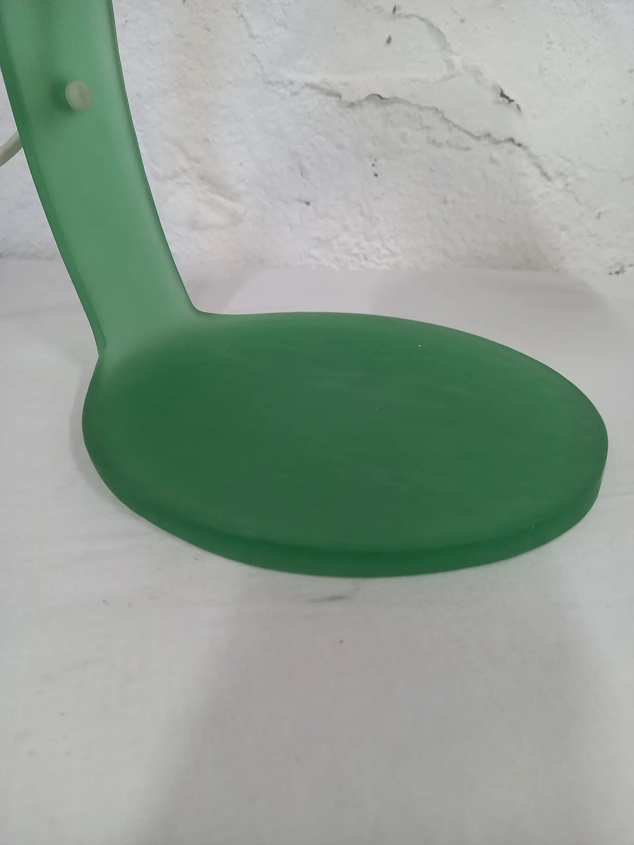 Pair of two -tone glass table lamps 8