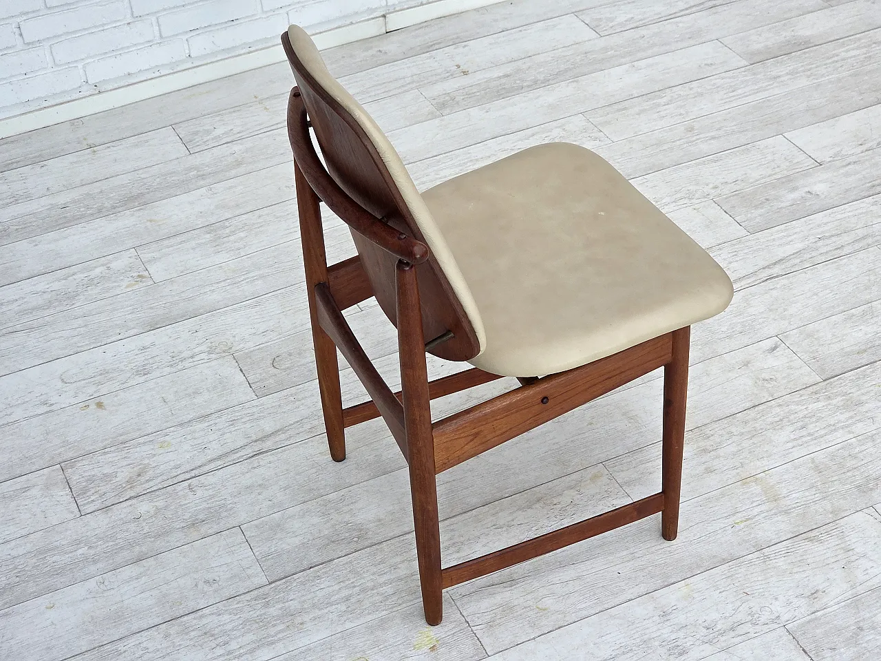 1960s, Danish design by Arne Vodder, set of 3 chairs, teak wood, furni 12