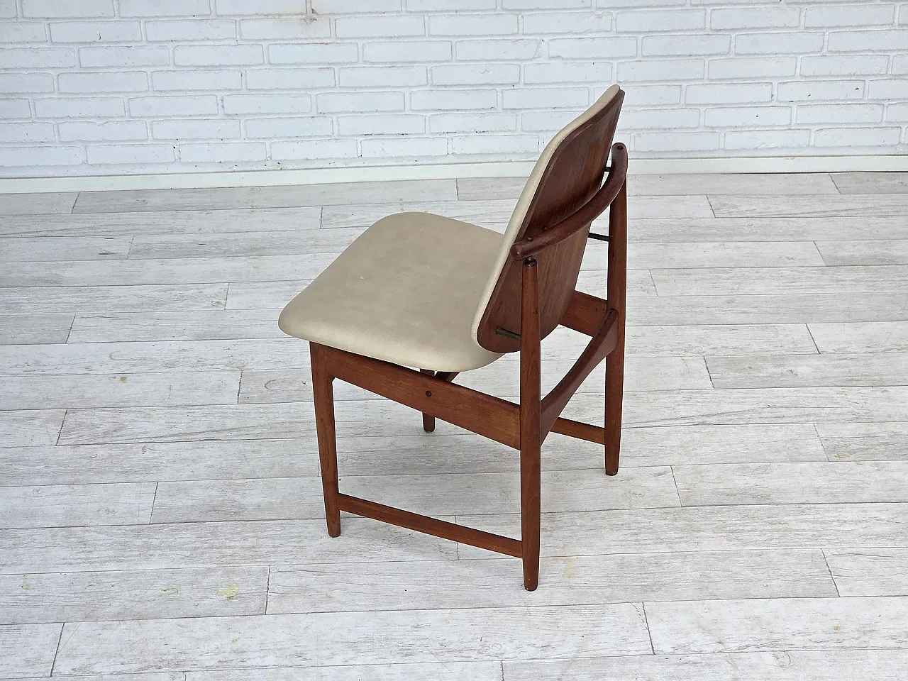 1960s, Danish design by Arne Vodder, set of 3 chairs, teak wood, furni 16