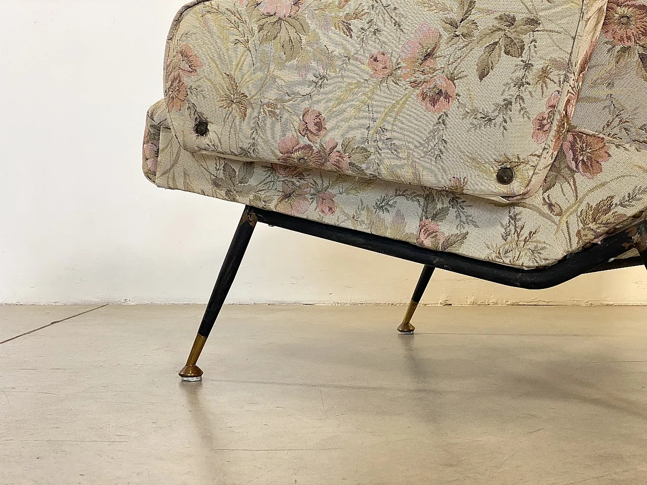 Pair of armchairs in the style of Nino Zoncada 1950s 11