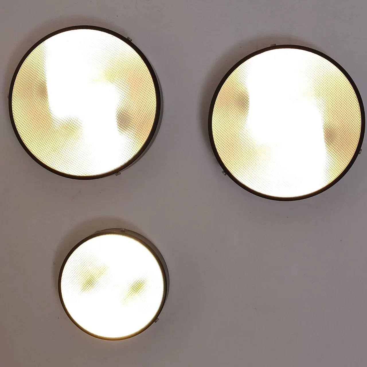 Lampade da soffitto mod. 3001 Gino Sarfatti per Arteluce, Italy, 50s 2