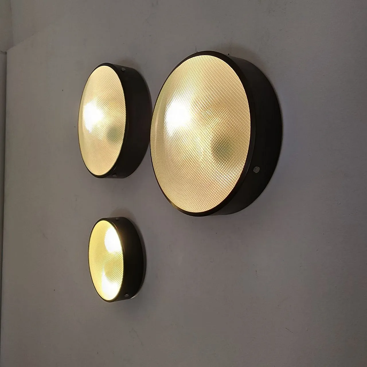 Lampade da soffitto mod. 3001 Gino Sarfatti per Arteluce, Italy, 50s 3