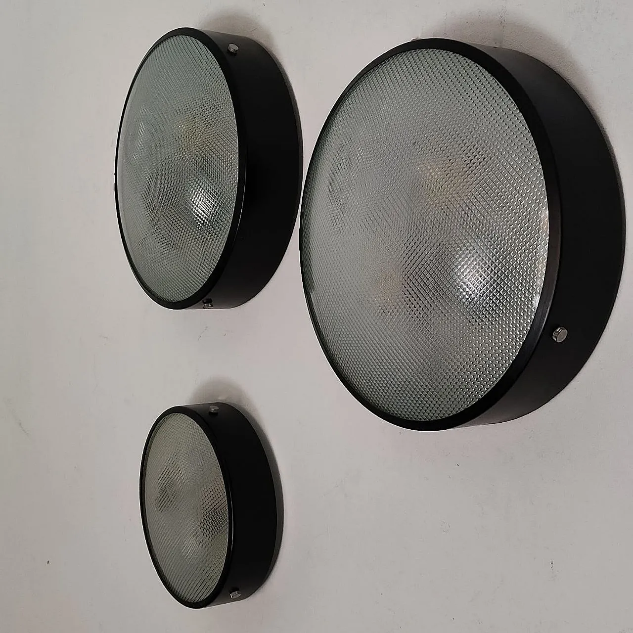 Lampade da soffitto mod. 3001 Gino Sarfatti per Arteluce, Italy, 50s 4