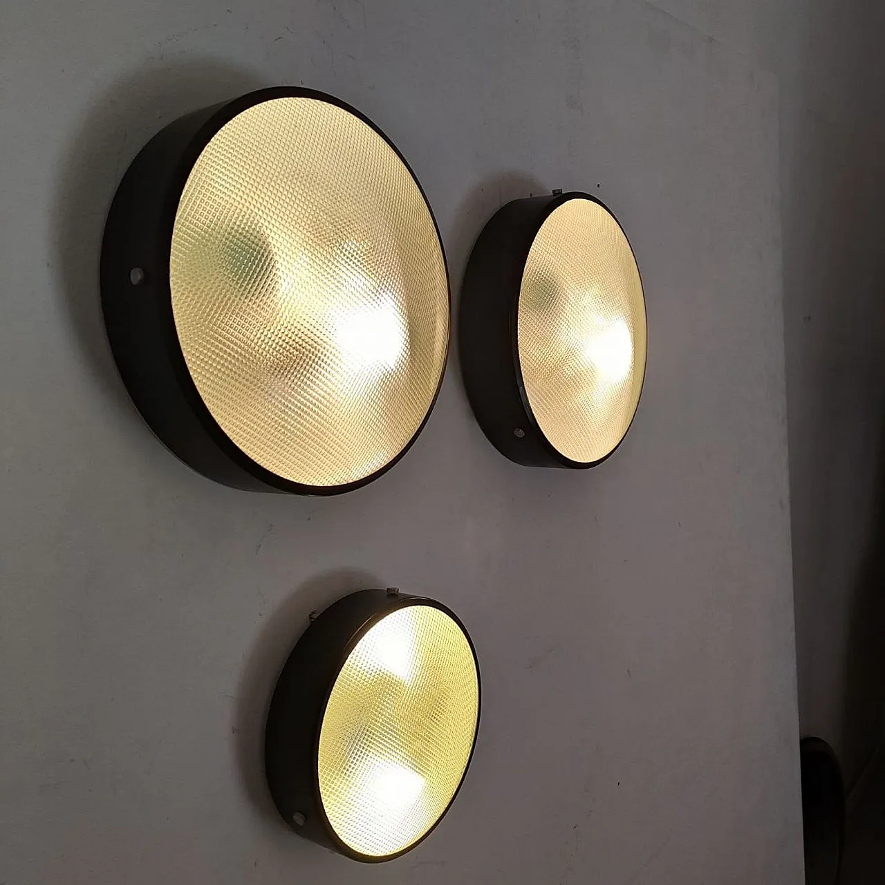 Lampade da soffitto mod. 3001 Gino Sarfatti per Arteluce, Italy, 50s 7
