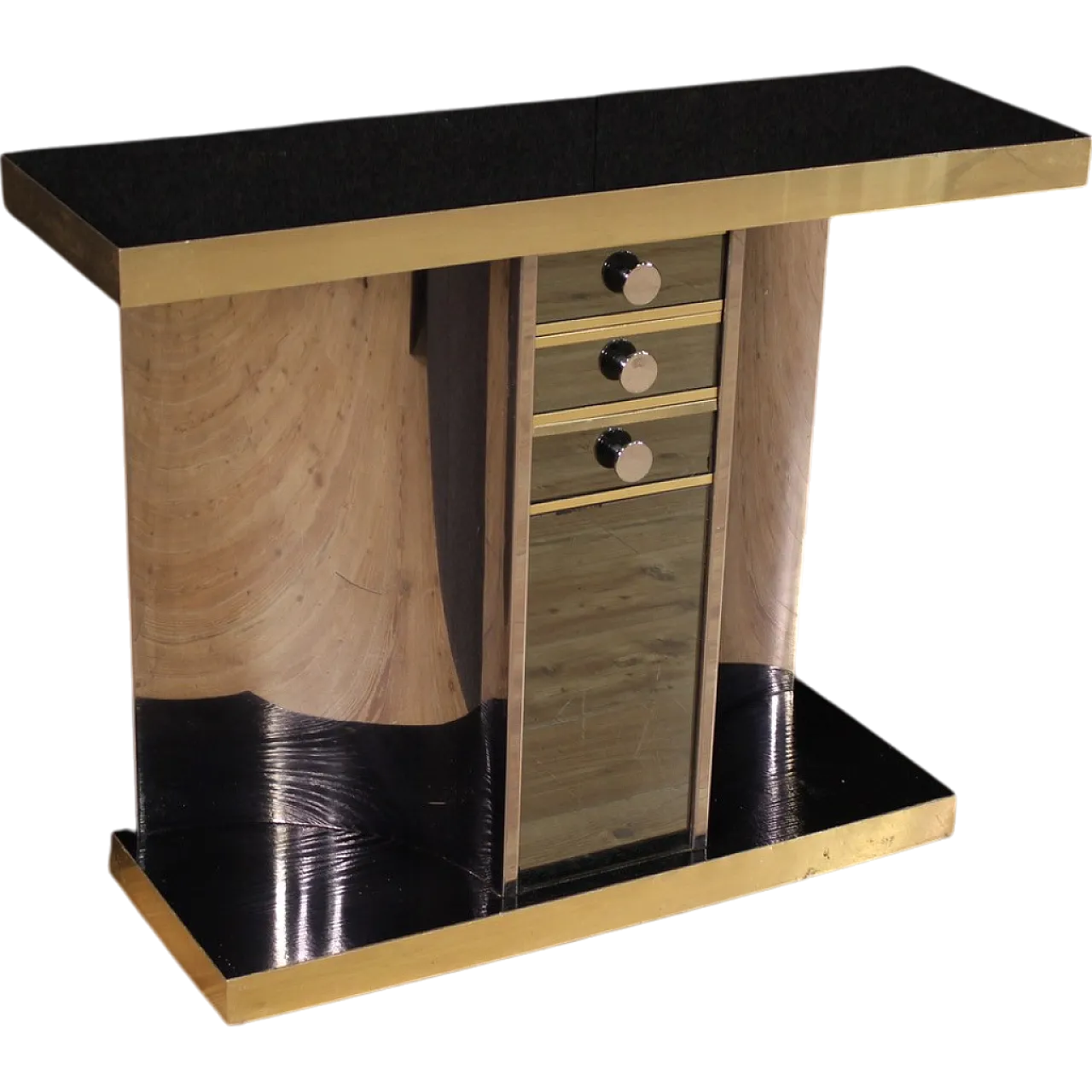 Console a specchio design italiano, anni '70 13