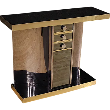 Console a specchio design italiano, anni '70