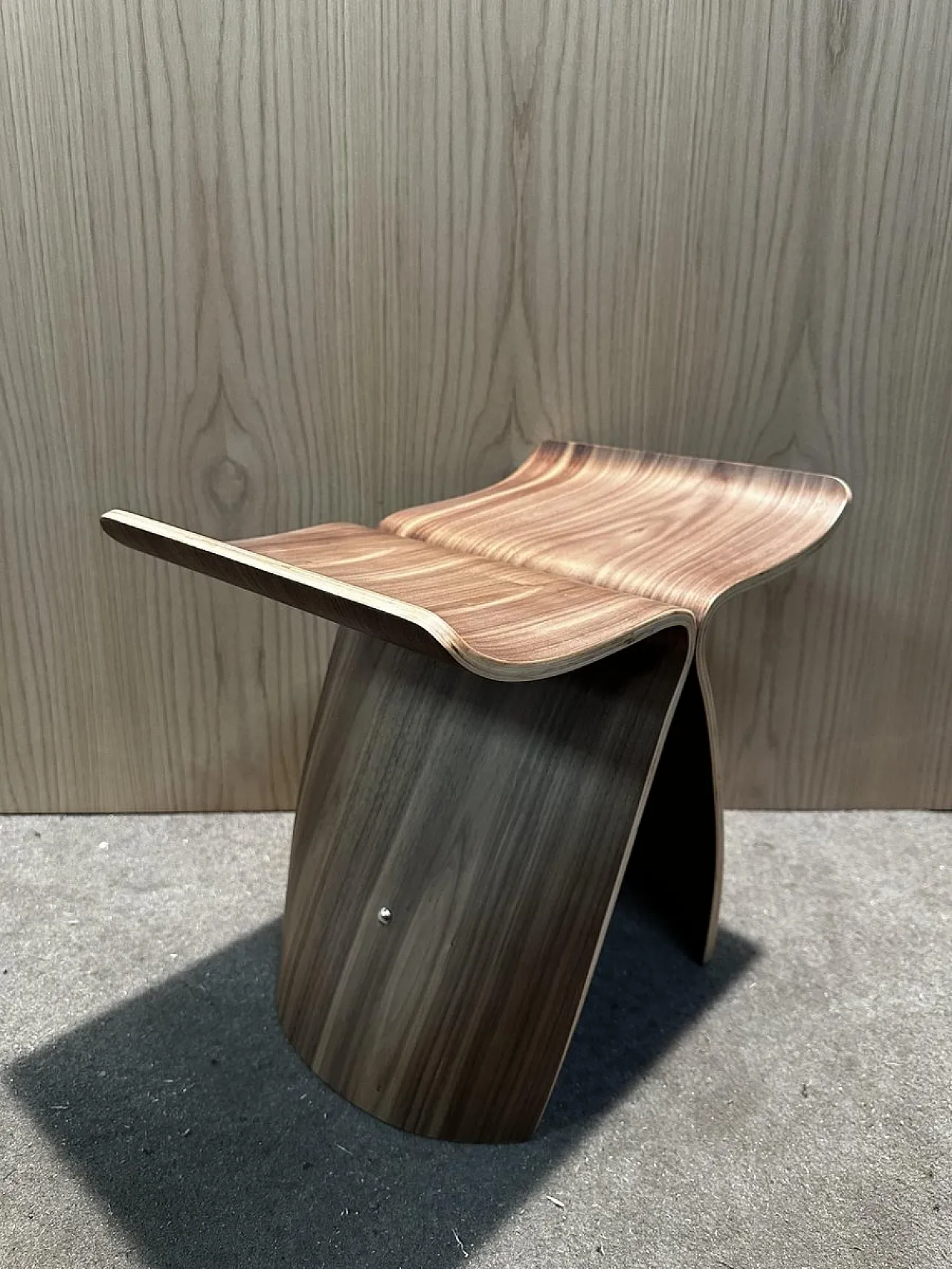 Butterfly stool by Sori Yanagi for Vitra bended wood, 2000s 4