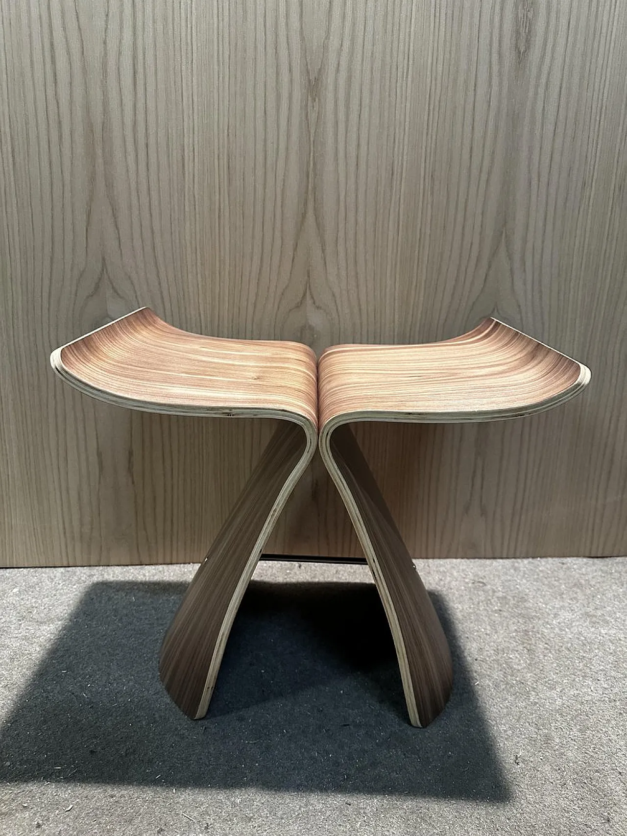 Butterfly stool by Sori Yanagi for Vitra bended wood, 2000s 5